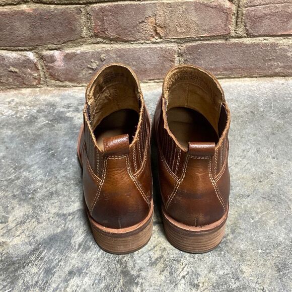 Sofft Bellis III Whisky-Brown Leather Bootie Size 7.5 - Picture 5 of 9